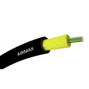 Kabel światłowodowy AIRMAX microADSS 16J, G.657A2, czarny, średnica 3.6 mm, TPU