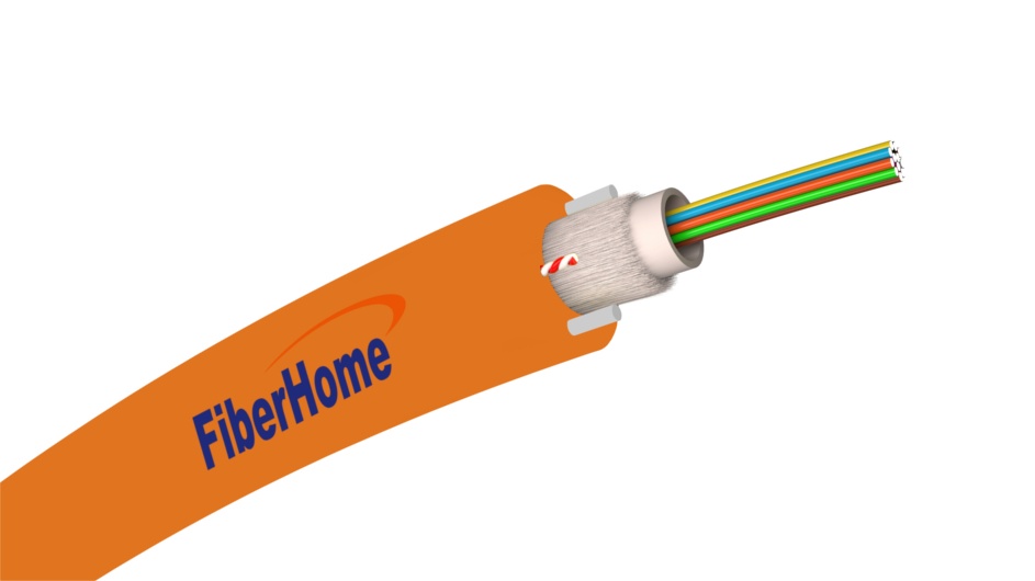 Kabel światłowodowy FIBERHOME 8J DAC, jednotubowy, średnica 5.2 mm, G.657