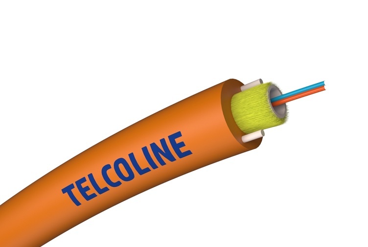 Kabel światłowodowy TELCOLINE 2J DAC, jednotubowy, średnica 6.3mm, G.657