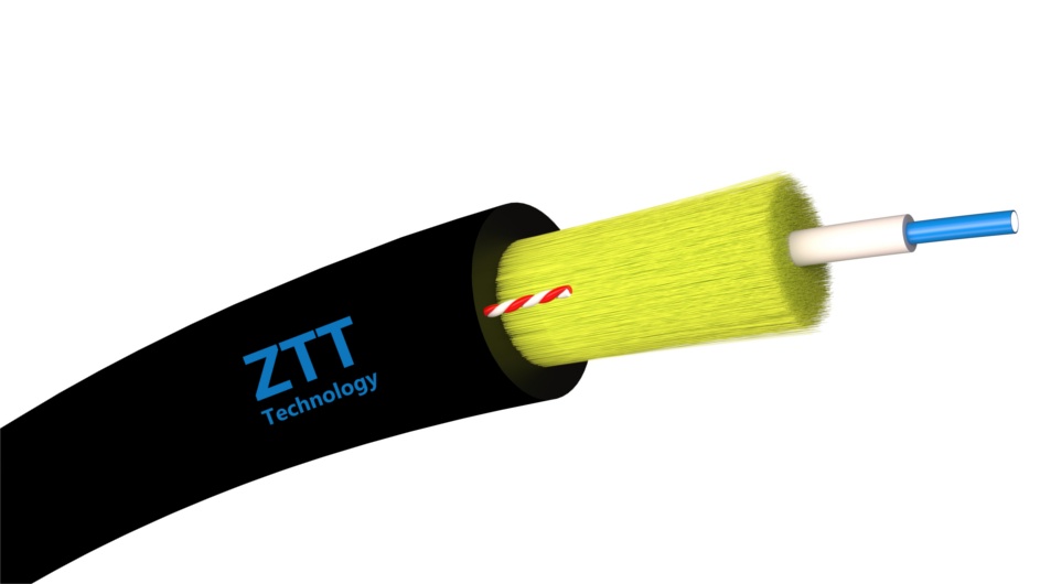Kabel światłowodowy ZTT LSOH 1J, G.657A2, czarny, 4.5 mm