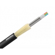 Kabel światłowodowy TELCOLINE microADSS 4J, średnica 3 mm, G.657A2, zbrojony, LSOH