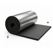 Mata kauczukowa izolacyjna Telcoline, 1x5 m, grubość 25 mm, folia aluminiowa