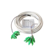 MultiPatchcord Telcoline 12J SC/APC-SC/APC, 100 m, średnica 6 mm, G.657A2, biały 