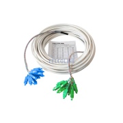 MultiPatchcord Telcoline 12J SC/APC-SC/UPC, 10 m, średnica 6 mm, G.657A2, biały 