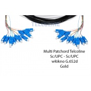 MultiPatchcord Telcoline 24J SC/UPC-UPC 10m G.652d , średnica 4-8mm