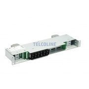 Panel dystrybucyjny 1U 12xMCB, 6 odbiorów 100A + 6 wolnych MCB na 100A