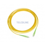 Patchcord SC/APC - SC/APC simplex, LSZH, 0.5 m G.657A2, 2 mm, żółty
