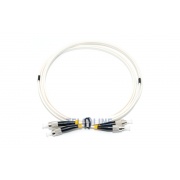 Patchcord światłowodowy FC/UPC-FC/UPC, duplex, LSZH, 1m, G.657, 3 mm, biały