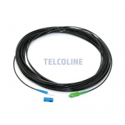 Patchcord TELCOLINE 1J Heavy Duty, 100m, G.657A2, średnica 3mm, złącza SC/APC-SC/UPC, Gold