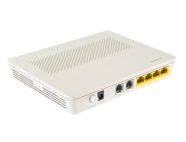 Terminal Ethernet GPON ONT do Huawei, 4xGE, 2xPOTS, SC/APC