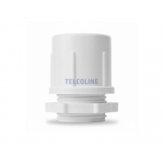 Złączka nyplonowa - adapter PVC do rur 32 mm, kolor biały