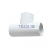 Złączka trójnik do rur elektroinstalacyjnych gładkich, 16 mm, kolor biały