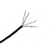 Kabel skrętka Telcoline CAT5E UTP 0.50MM zewnętrzny, PE, 305 m, żel, miedź, szpula