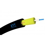 Kabel światłowodowy ZTT LSOH 1J, G.657A2, czarny, 4.5 mm