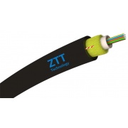 Kabel ZTT microADSS 16J, G.657A2, czarny, średnica 3.9 mm, TPU