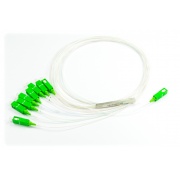 PLC Steel box Splitter with SC/APC connectors 1:8