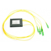 Splitter PLC 1x4 ABS box SM 2mm 1m SC/APC