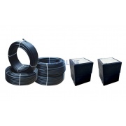 Zestaw - Studnie SK-1/2 (x2) + Pokrywy lekkie pełne S-PL1 (x2) + Rura RHDPE 40/3.7 mm, 1250 m 